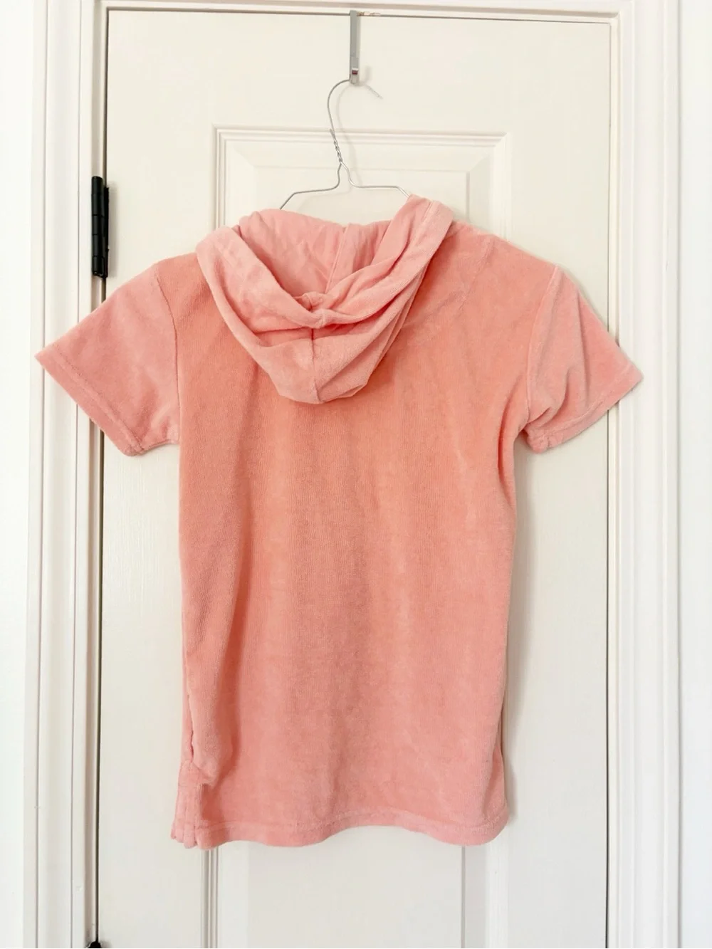 Small • Lily & Dan peach terrycloth swim coverup